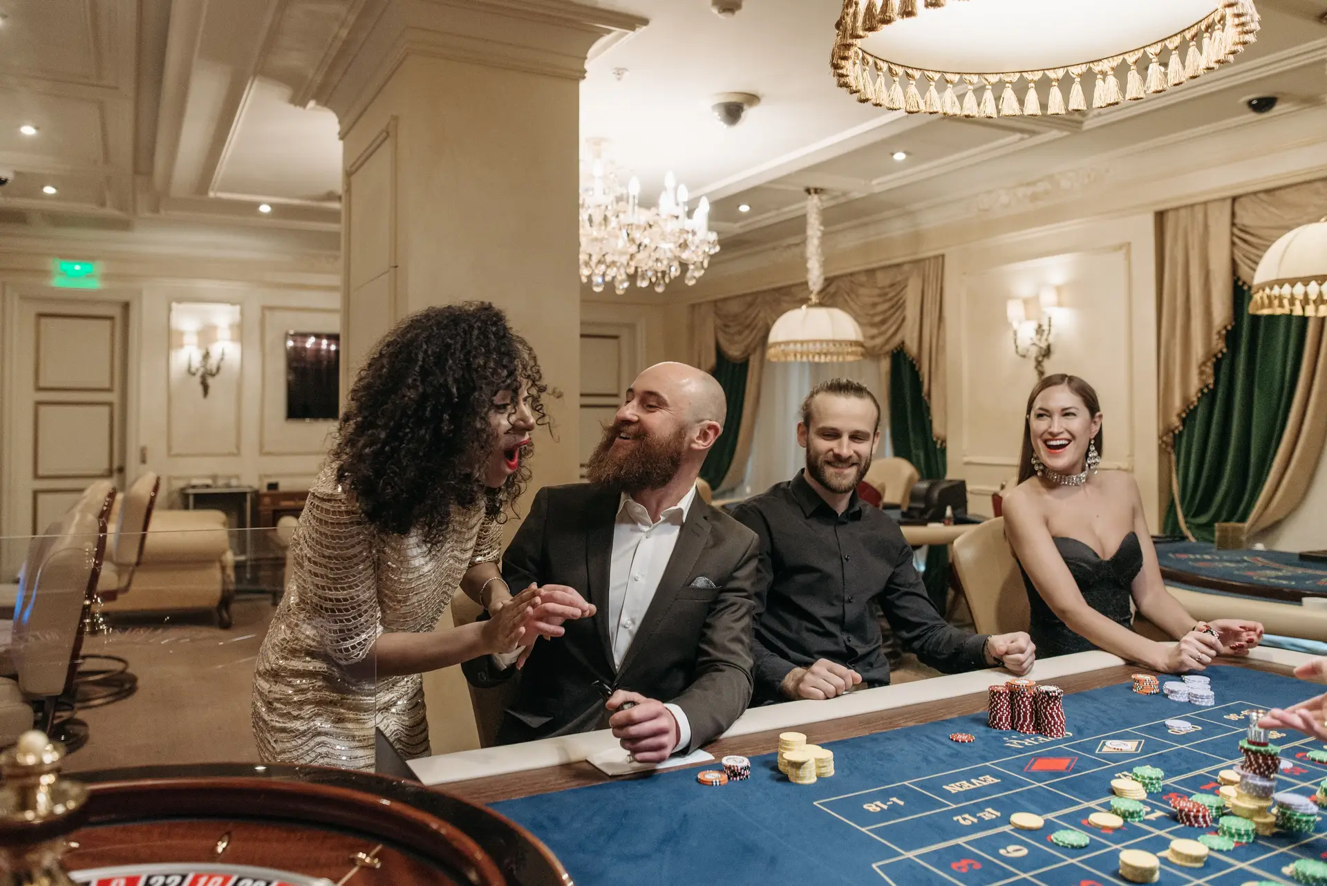 VIP poker table